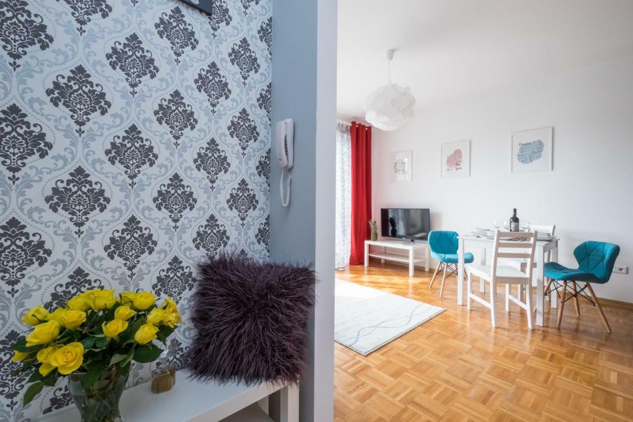 Blue Sky Apartment Warschau Exterior foto